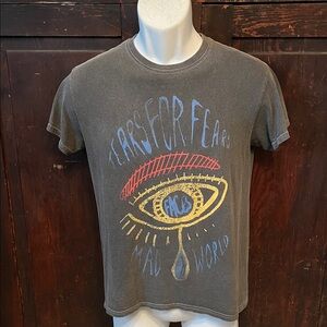 Tears For Fears Band T-Shirt Black Women Small